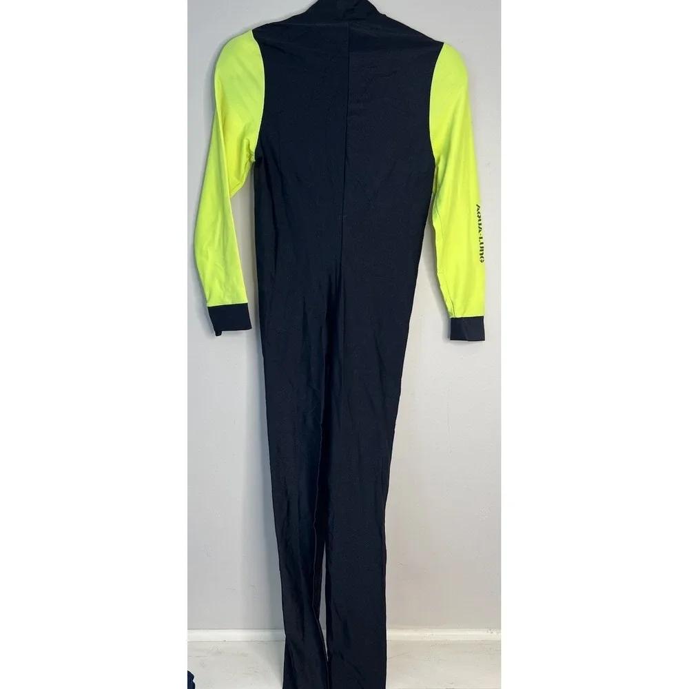 Vintage 1990s US Divers‎ Aqua Lung Dive Skin Youth Large 18/20 Neon USA